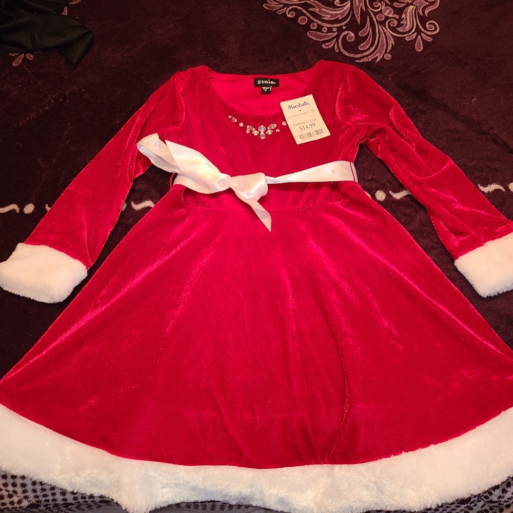 NEW Santa dress girls size 5